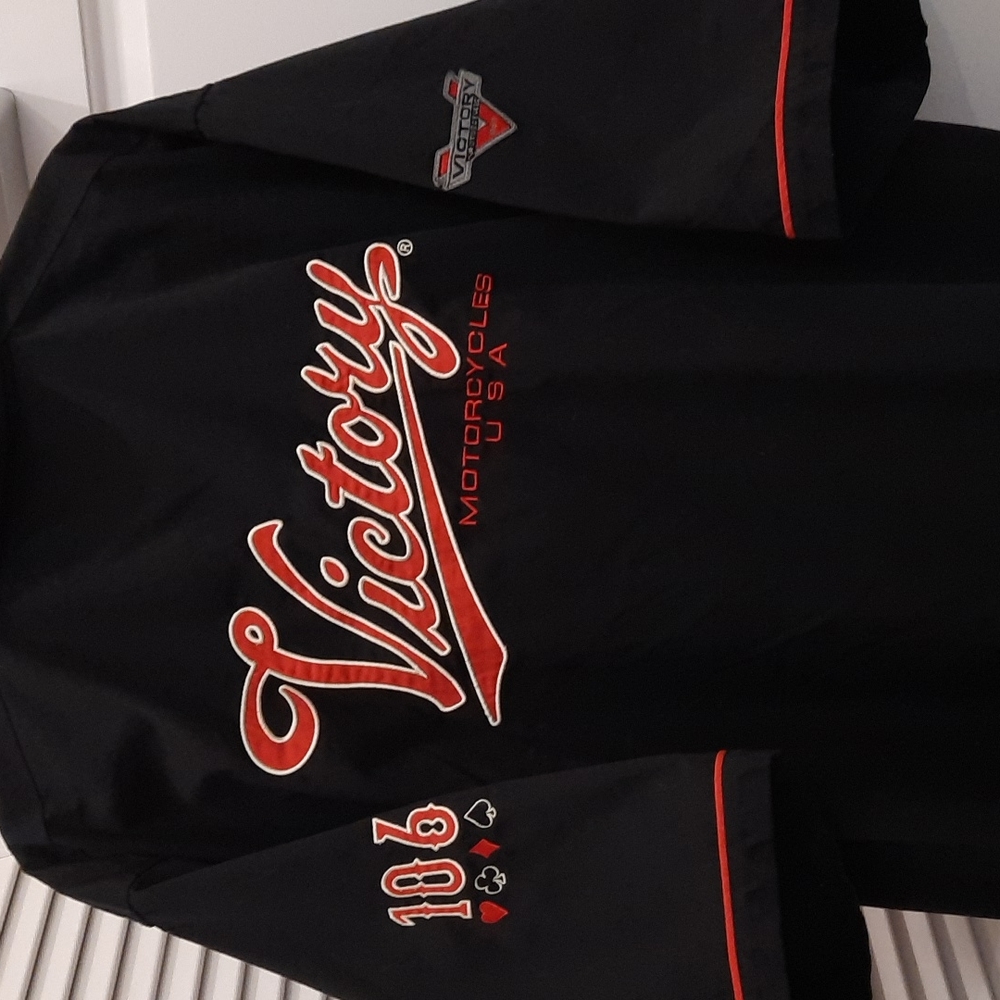 Victory motorcycle  men's button up shirt